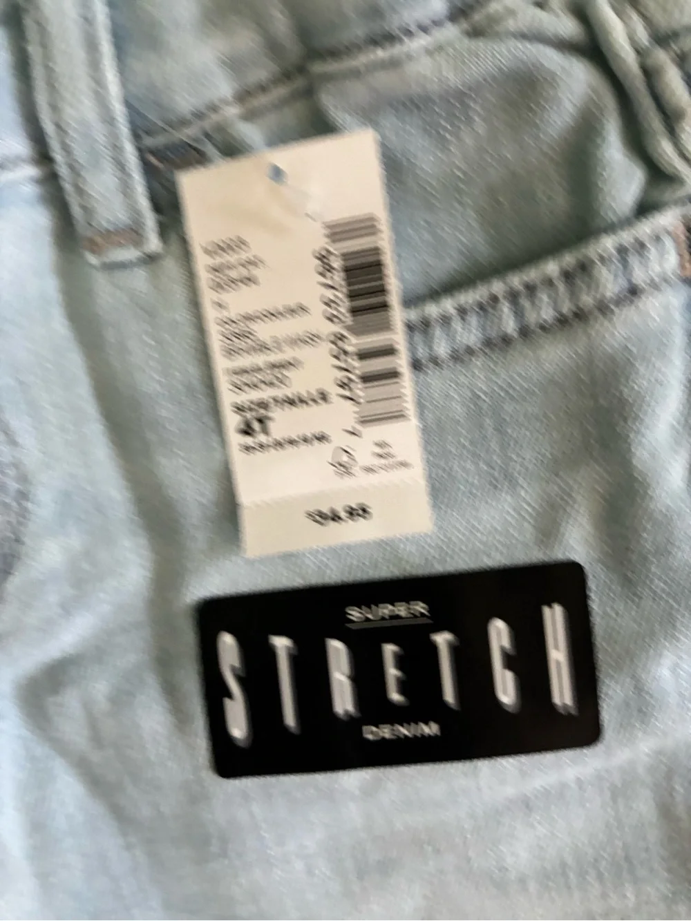 The Children’s Place sz 4T Light Wash Stretch Jeans - Casual Rolled Cuff nwt